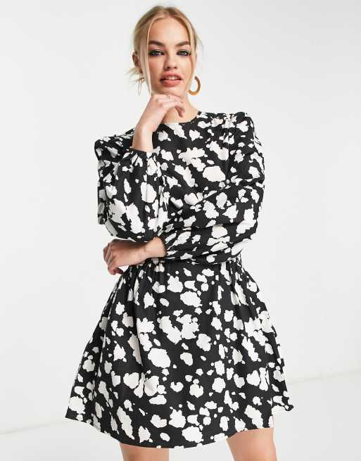 River island store black print dress