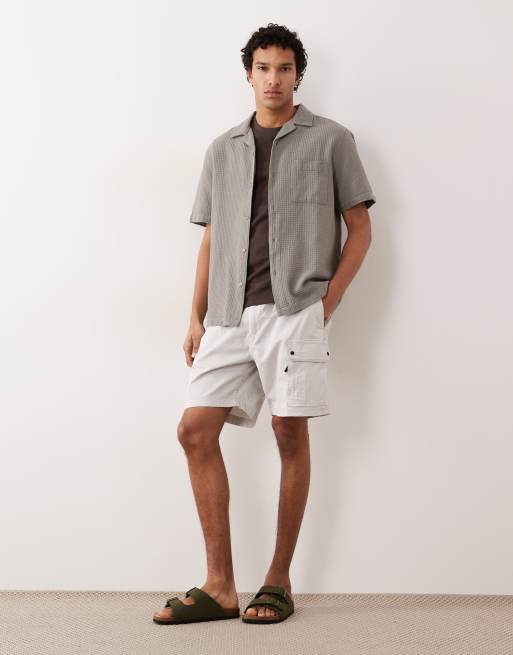 River Island - Short cargo - Gris clair, 2 de 5