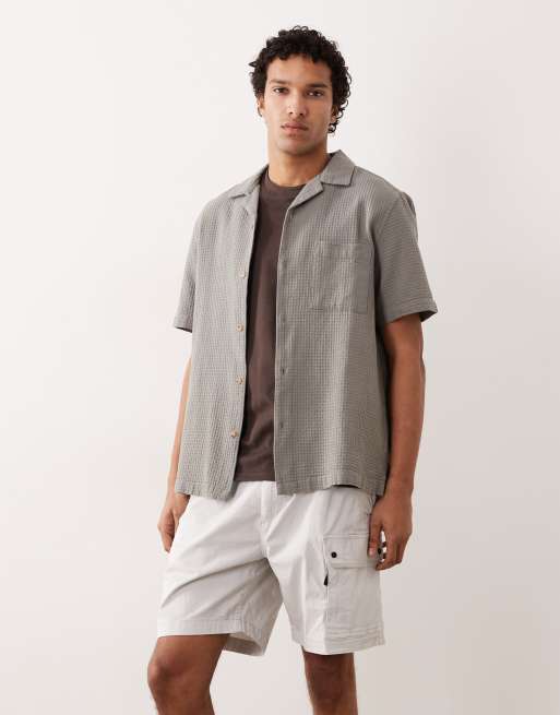 River Island - Short cargo - Gris clair, 3 de 5