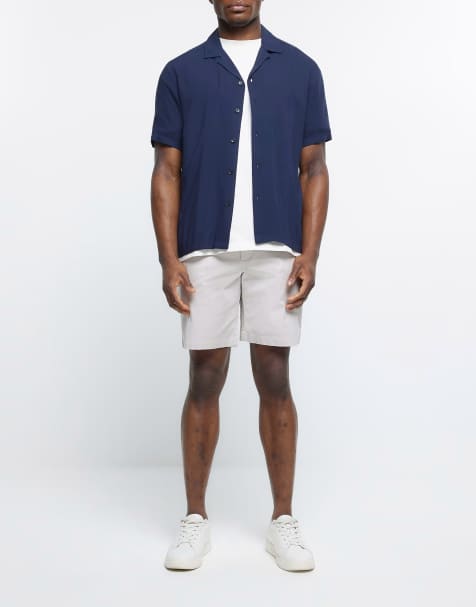 River Island - Short chino - Blanc - view 1