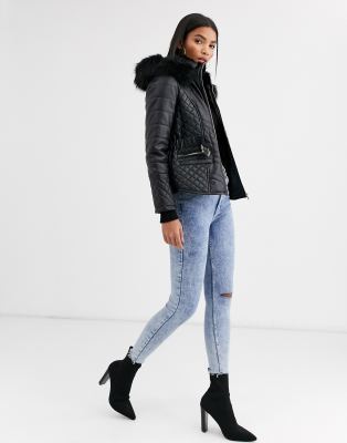 river island black jackets