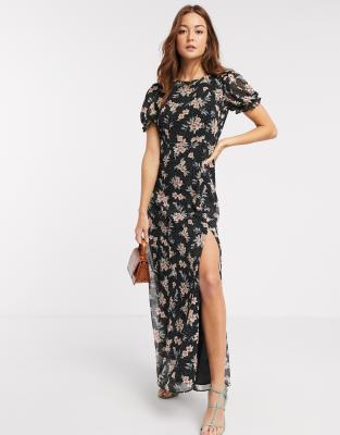 river island floral maxi dress