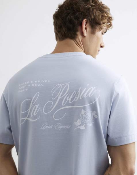 River Island Short sleeve floral print t-shirt in blue  - view 1