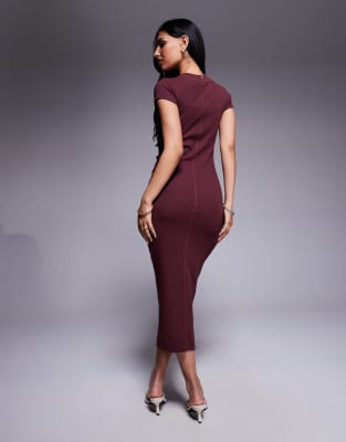 RIVER ISLAND SHORT SLEEVE MIDI DRESS 