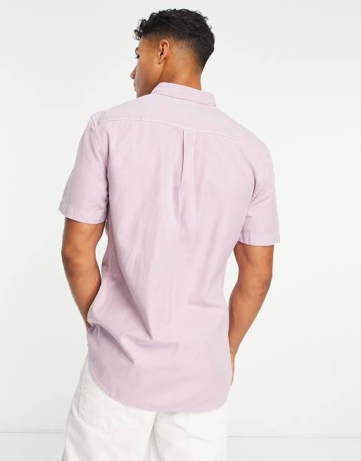 Light purple best sale short sleeve shirt