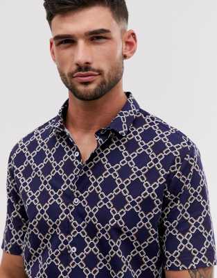 chain print shirt river island