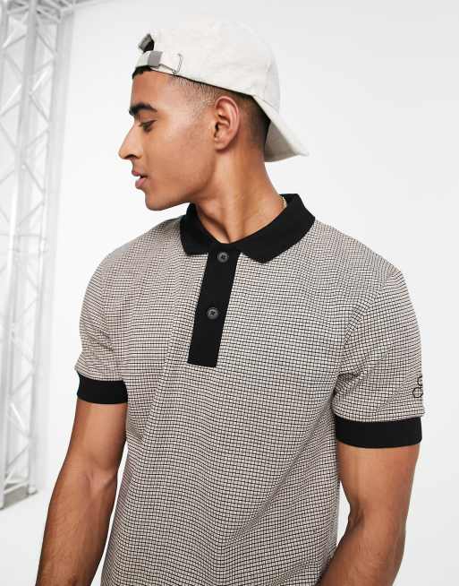 Jacquard hotsell polo shirt