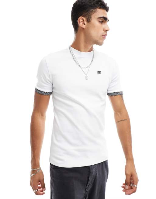 River Island short sleeve t-shirt in white