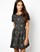 River Island | River Island Short Sleeve Tapestry Skater Dress With ...