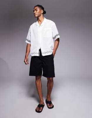 River Island - Short technique à enfiler - Noir - view 1