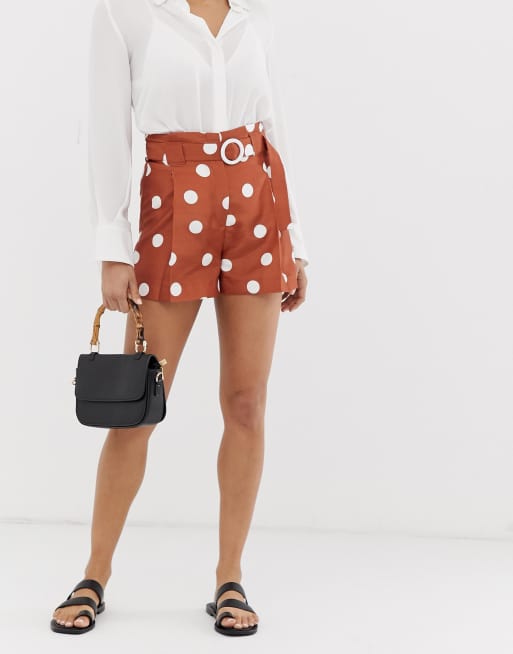 River island spotty store shorts