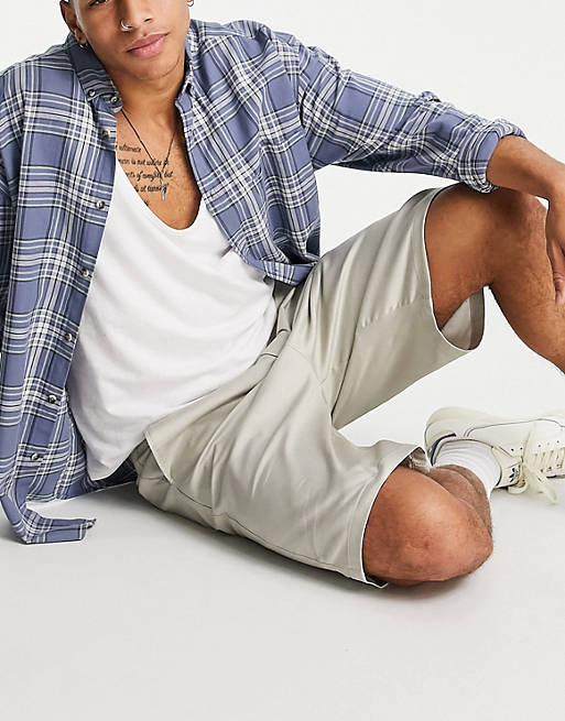 River Island shorts in stone