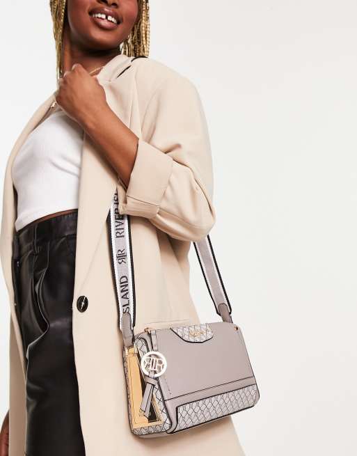 River island grey on sale bag