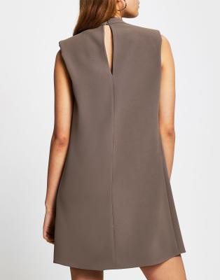 river island shoulder pad dress