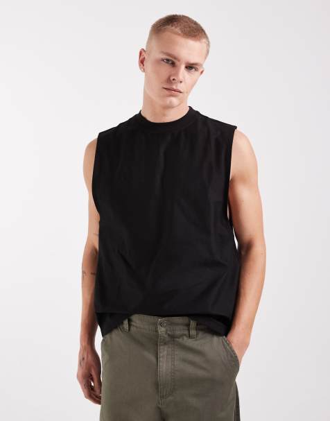 River Island singlet in black - view 1