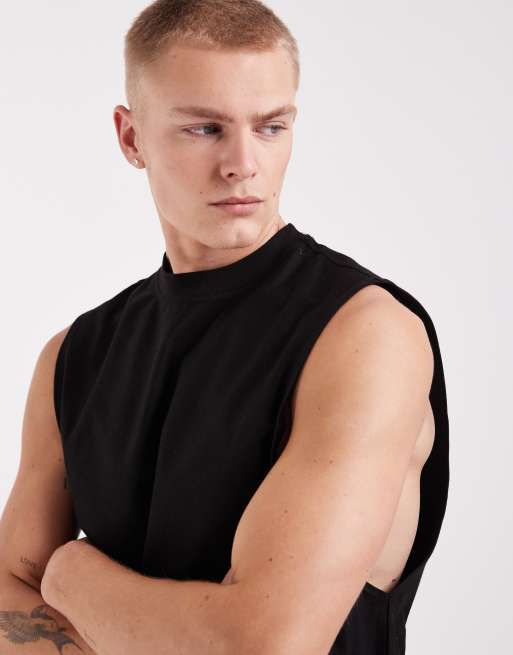 River Island singlet in black, 4 of 5