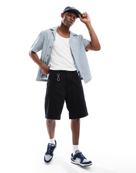 River Island – Skater-Shorts in Schwarz - view 1