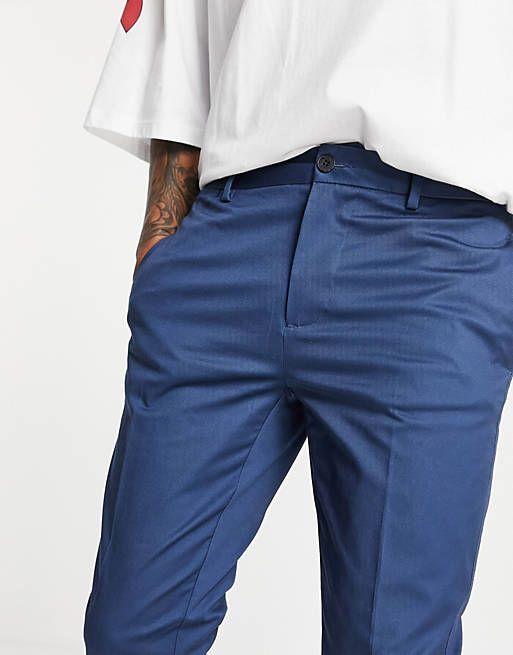 Trousers & Chinos River Island skinny chinos in navy 