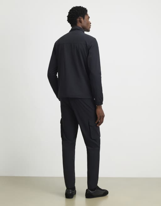 River Island Skinny fit cargo trousers in black, 4 of 4