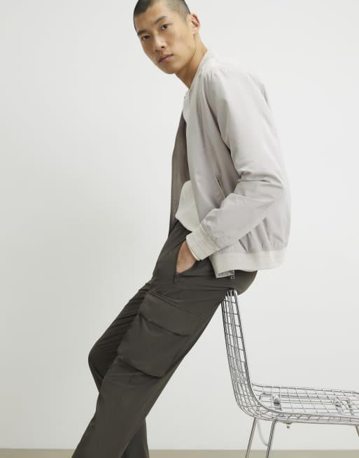 River Island Skinny fit cargo trousers in green, 2 of 4