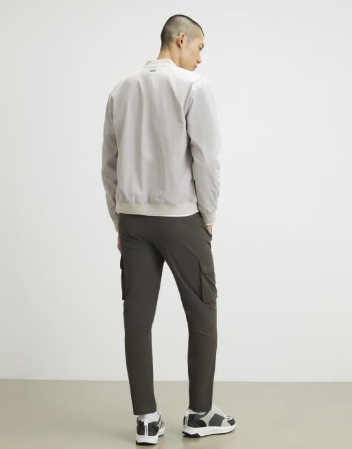 River Island Skinny fit cargo trousers in green, 4 of 4