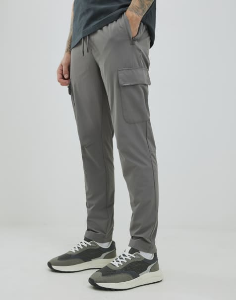 River Island Skinny fit cargo trousers in grey - dark - view 1