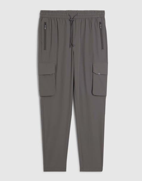 River Island Skinny fit cargo trousers in grey
