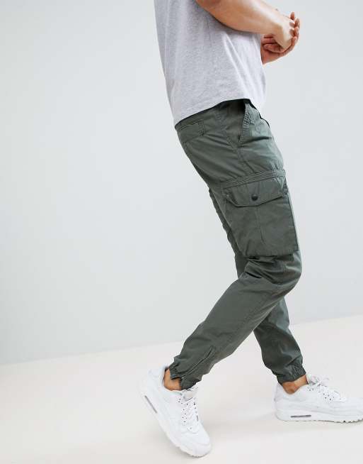 Skinny-Fit Cargo Trousers