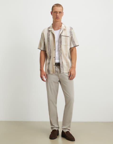 River Island Skinny fit chino trousers in grey - view 1