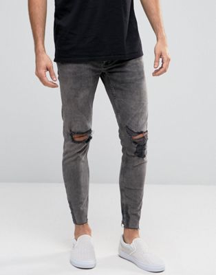 River Island Skinny Fit Cropped Jeans 