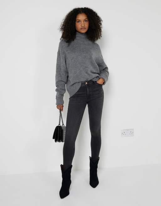 River Island Skinny fit jeans in black