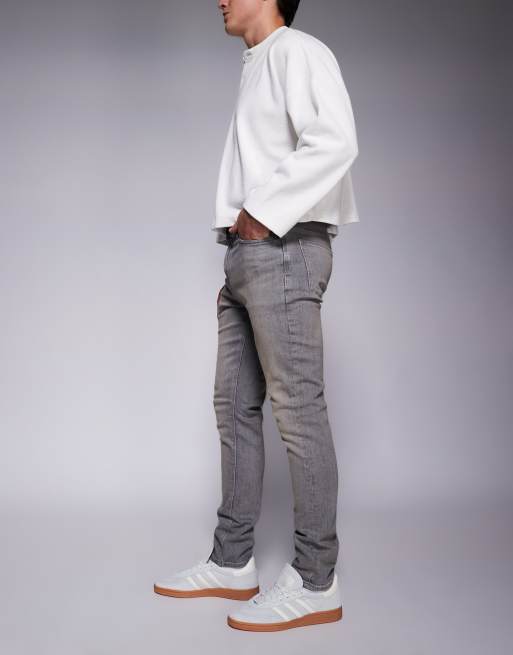 River Island skinny fit jeans in gray wash