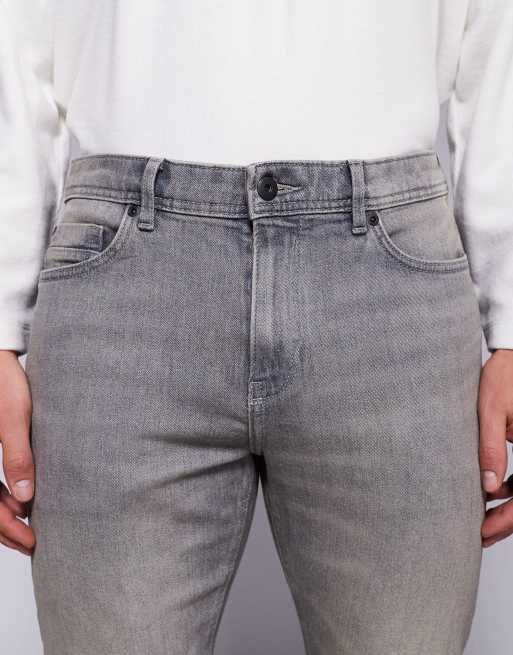 River Island skinny fit jeans in gray wash