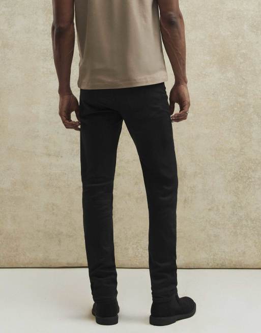 River Island Skinny fit stretch essential jeans in black, 4 of 4