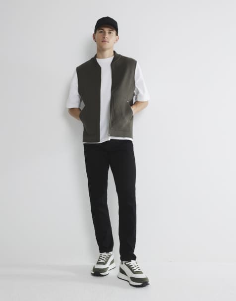 River Island Skinny fit stretch jeans in black - view 1
