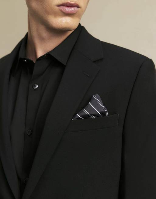 River Island Skinny fit stretch suit jacket in black, 2 of 4
