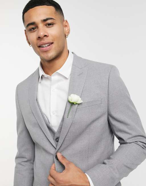 Grey suit clearance coat