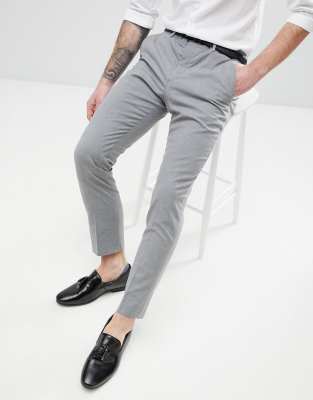 grey skinny dress pants