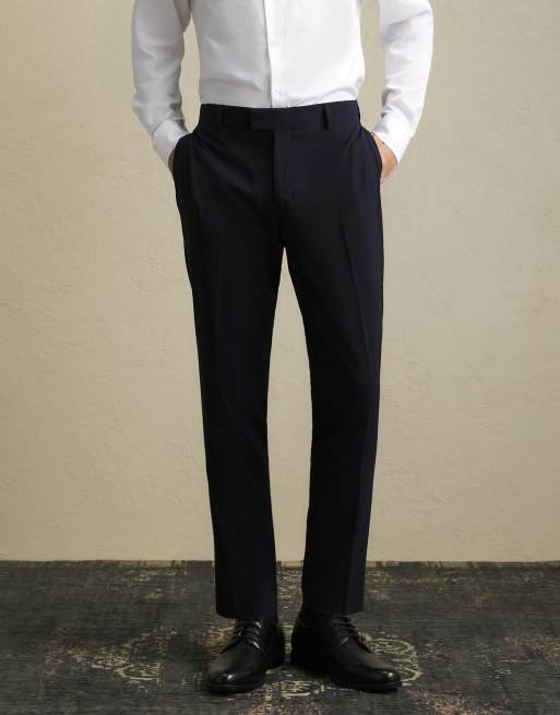 River Island Skinny fit suit trousers in navy, 3 of 4