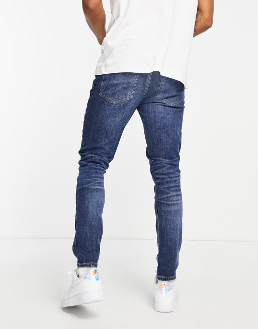 Blue skinny jeans 2024 mens river island