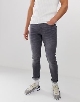 river island grey skinny jeans