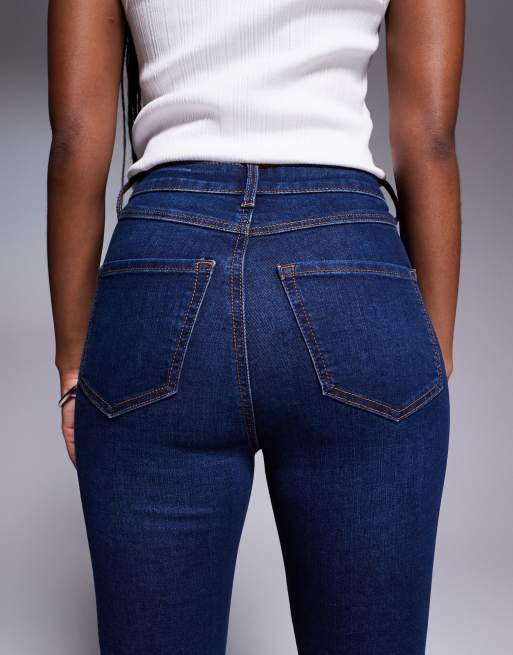 Women's Stretchy Skinny Capri Jeans - Ripped Denim, Mid Rise, 5 Pocket, Comfort Fit - View #8