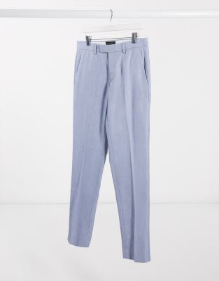 light blue skinny trousers