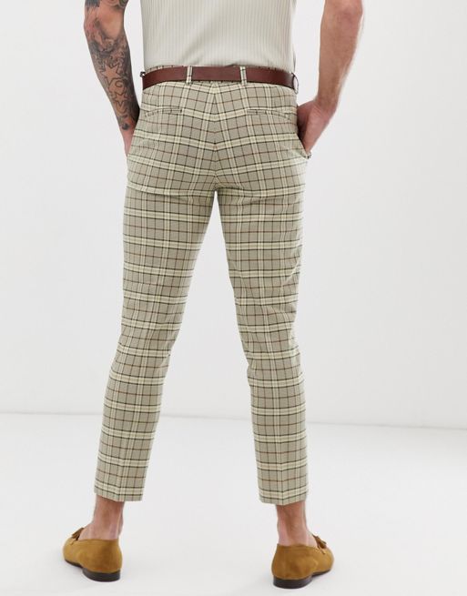 Slim Built-In Flex Linen-Blend Interior Drawstring Pants