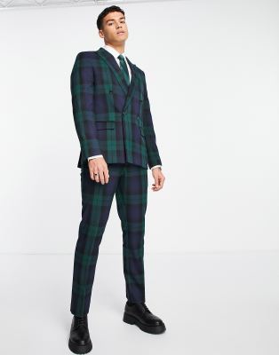 river island tartan blazer