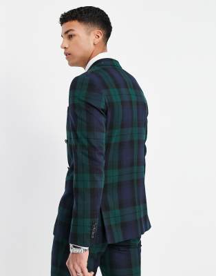 tartan suit jacket