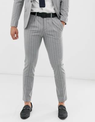 stripe suit pants