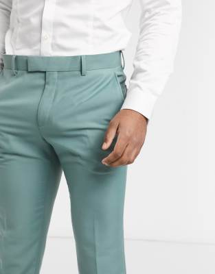 mint green dress pants