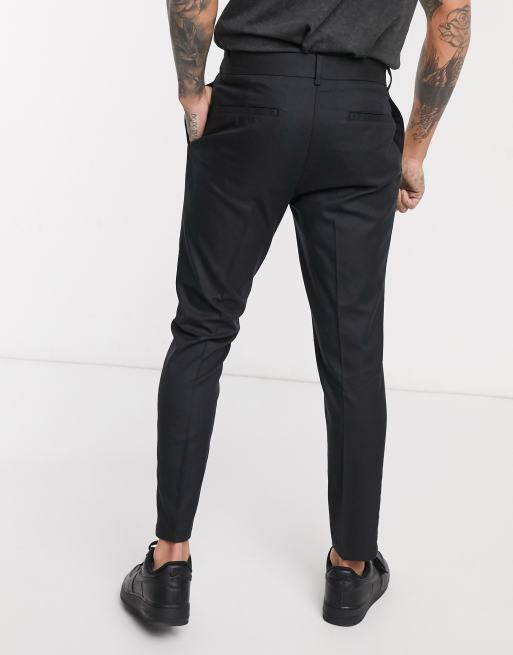 Skinny tapered hot sale trousers