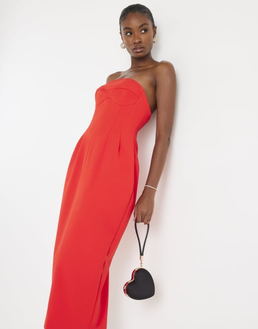 river island red bodycon dress Buy River Island Red Contoured Sleeveless Mini Dress from Next USA